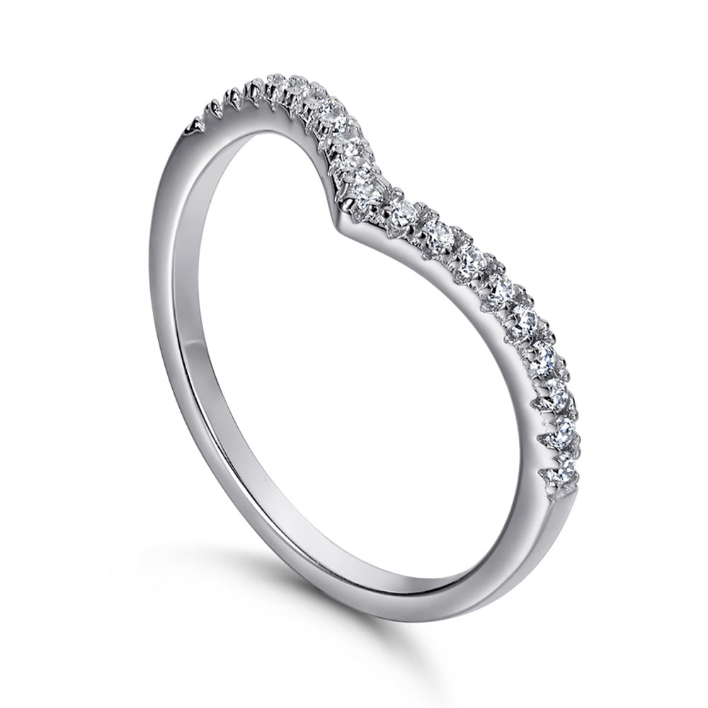 ring band moissanites diamonds