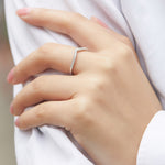 ring band moissanites diamonds