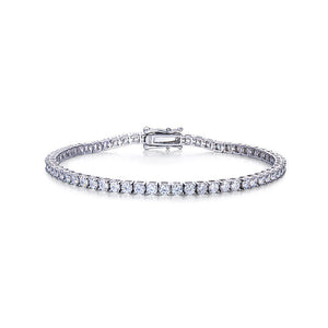 tennis bracelet de plata esterlina 